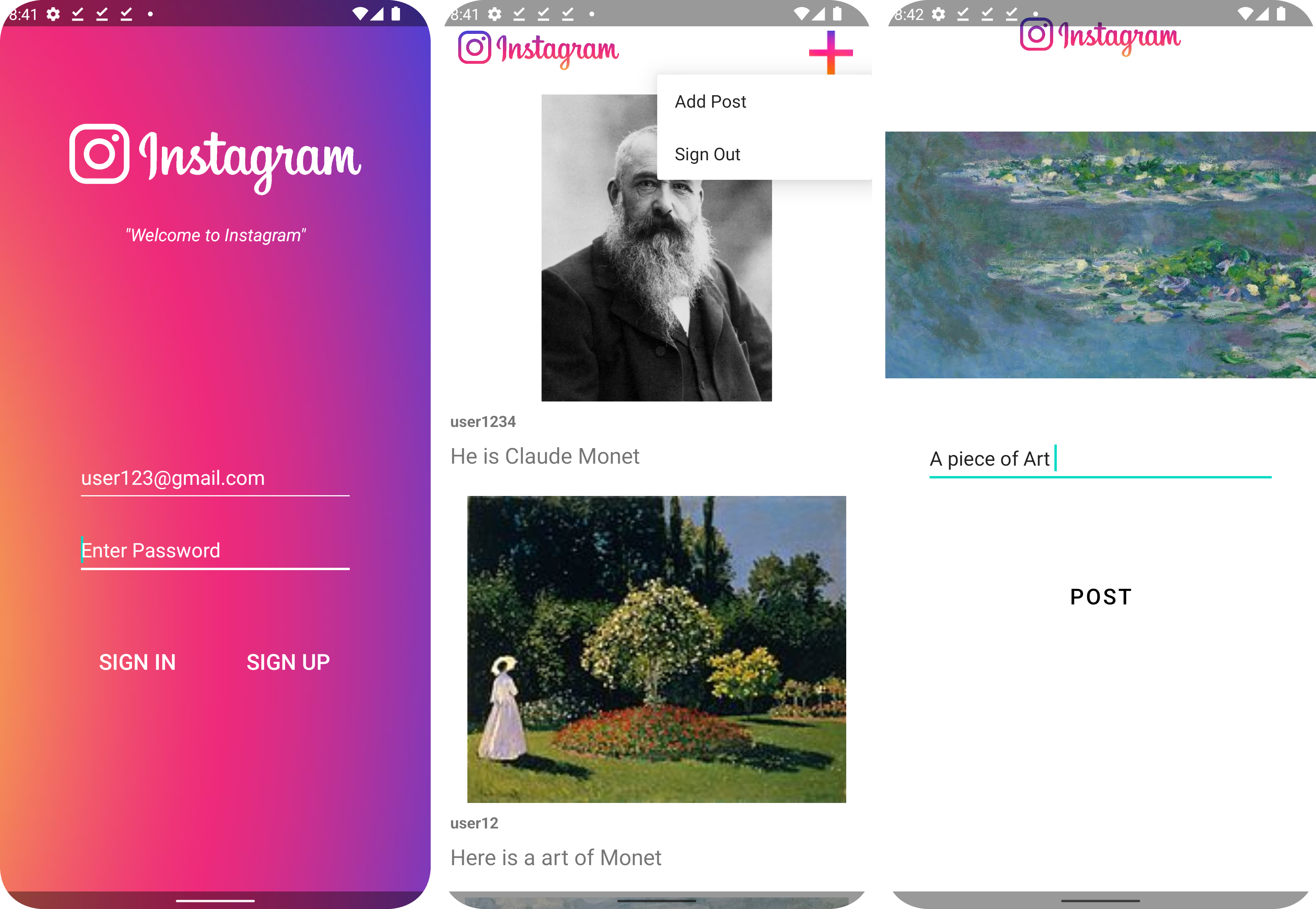 Instagram Clone App